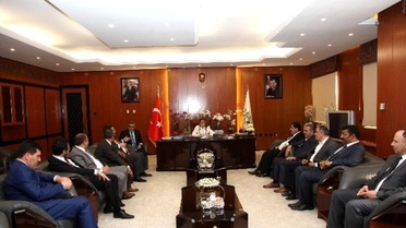 Selahattin Kaplan ve Ekibi, Başkan Fatma Şahin'i Ziyaret Etti
