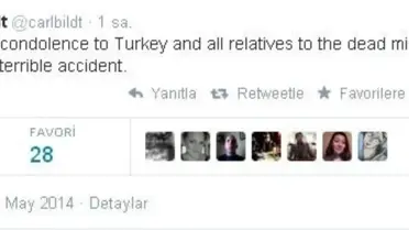 İsveç Dışişleri Bakanı'ndan Türkiye'ye Taziye Mesajı