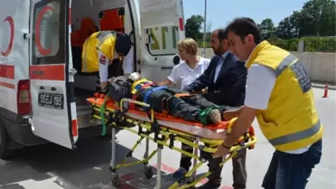 Bisikletten Düşen Çocuk Yaralandı