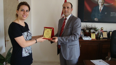 Nevşehir'de Yılın Hekimine Sağlık İl Müdürü Ünlübay'dan Plaket
