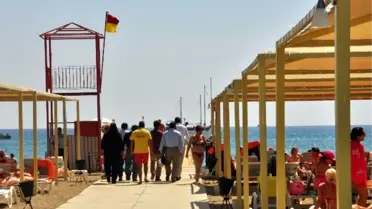 Kızılağaç Sahillerinde Mavi Bayrak Denetimleri