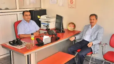 Başkan Akkaya'dan Pervasız Gazetesi'ne Ziyaret