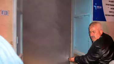 Hafik'te Trafo Binasında Yangın