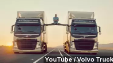 Jean-Claude Van Damme Does 'Epic Split' Between Two Trucks