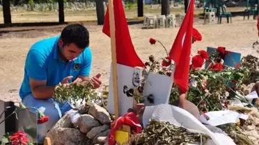 Miraç Kandilinde Maden Şehitliğine Ziyaretçi Akını