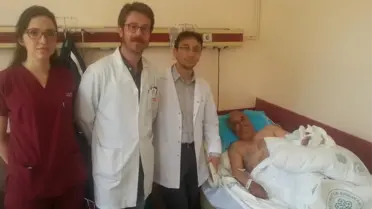 Odun Keserken Kopan Parmağı Hastanede Dikildi