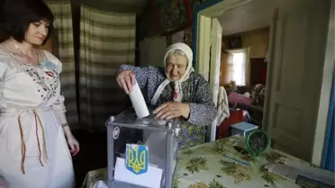 Ukrayna Cumhurbaşkanını Seçmek İçin Sandık Başında