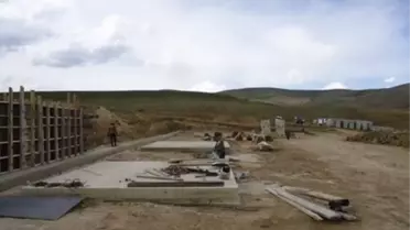 Otlukbeli'de Çiftlik Projelerinin İnşaatına Başlandı