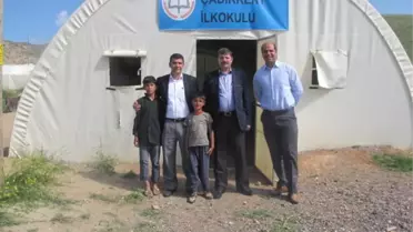 Çadırkent İlkokulu'nda Ders Zili Çaldı