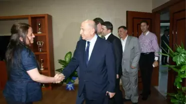 Stso Yönetim Kurulundan Belediye'ye Ziyaret