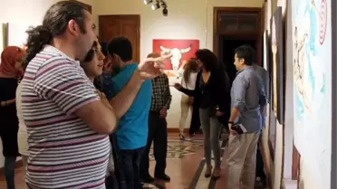 Gaün Öğretim Görevlisi Coşkun'un İlk Kişisel Resim Sergisi Açıldı