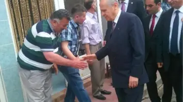 Bahçeli Başkan Aydınlı'yı Makamında Ziyaret Etti