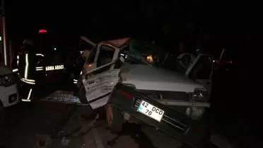 Konya'da Düğün Dönüşü Kaza: 6 Yaralı