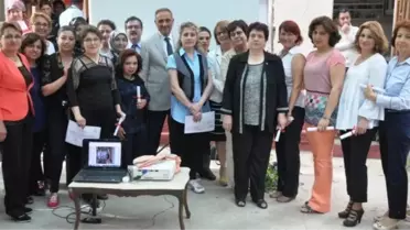 Ödemiş İpeği Dokuma' Kursiyerlerine Belge Töreni