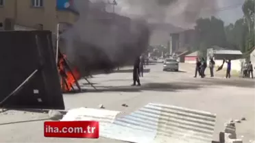 Yüksekova'da İzinsiz Gösterilere Polisten Müdahale