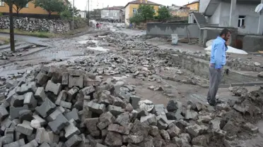 Aksaray'da Sağanak