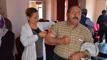 Hacı Adaylarına Aşı Yapıldı