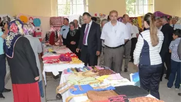 Çelikhan Halk Eğitim Merkezinin Yılsonu Sergisi Açıldı