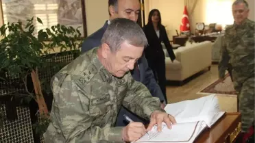 Kara Harp Akademileri Komutanı Orgenaral Ataman'dan Vali Altıparmak'a Ziyaret