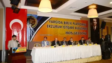 Yargıda Birlik Platformu Toplantısı Erzurum'da Yapıldı