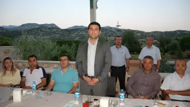 Akseki Jandarma Komutanı Önder'e Veda Yemeği