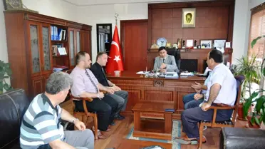 Alaplı Kent Konseyinden, Kaymakam Malğaç'a Ziyaret