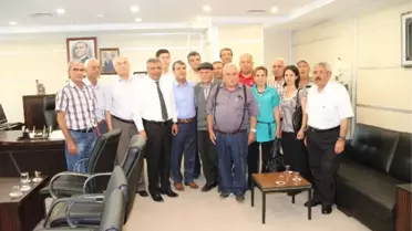 Mersin CHP İl Yönetiminden MHP'li Başkana Ziyaret
