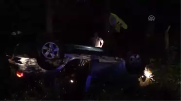 Merzifon'da Otomobil Devrildi: 5 Yaralı