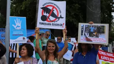 Bodrum'da Yunus Parkı Eylemi