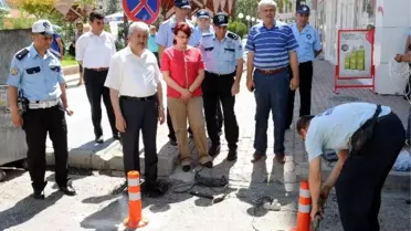 Kumluca'da 'Yaya ve Engelli' Öncelikli Trafik Çalışması