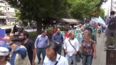 Grev Ertelemesine Cam İşçilerinden Tepki Yürüyüşü