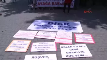 Tava ile Çıplak Ayakla Eylem Yaptılar.