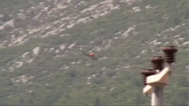 Vali Öztürk yangın bölgesinde -
