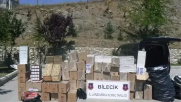 Bozüyük'te Kaçak Sigara Operasyonu