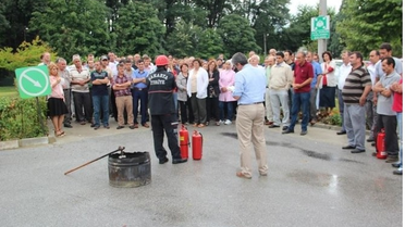 Obm'de Yangın Tatbikatı Gerçeği Aratmadı