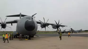 A400m Atlas'ın İlk Yurt Dışı Görevi İngiltere Oldu