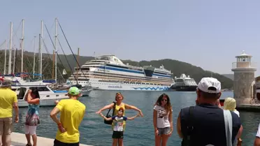 Denizlerin Divası 25 Bin Alman'ı Marmaris'e Taşıdı