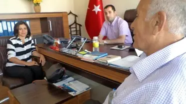Başkan Ekinci'den Müdür Alkış'a Ziyaret