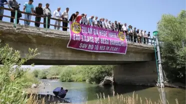 Zilan'a HES Yapılmasın' Protestosu