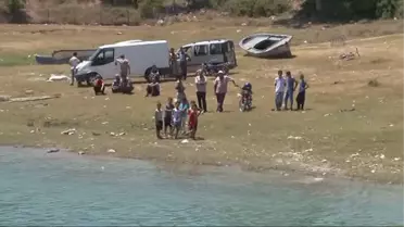 Baraj gölünde boğulmak üzereyken kurtarıldı -