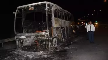 Başkent'te Şehirler Arası Otobüs Küle Döndü