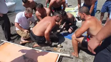 Boğulma Tehlikesi Atlatan Genci Cankurtaran Hayata Döndürdü