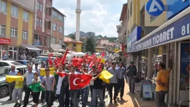 Eskipazar'da İsrail Eylemi