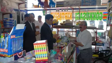 Lice Kaymakamı Gezici, Esnafı Ziyaret Etti