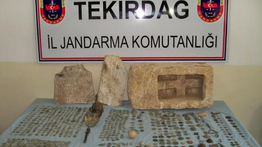 Malkara'da 900 Parça Tarihi Eser Ele Geçirildi