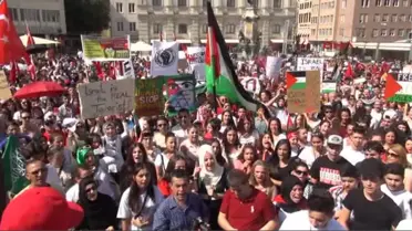 Almanya'da İsrail Protestosu
