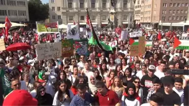 Almanya'da İsrail Protestosu