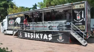Beşiktaş Kartal Yuvası Tır'ı Tekirdağ'da