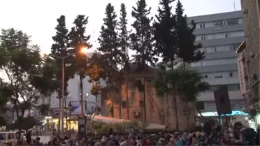 İsrail'in Gazze'ye saldırılarının protesto edilmesi -