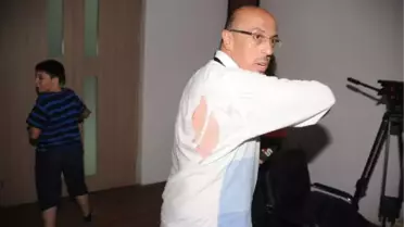 Avrupa Maçında Bursalı Gazetecilere Çirkin Saldırı